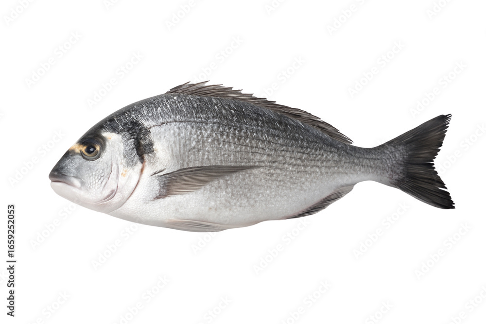 Fototapeta premium fresh fish isolated on white