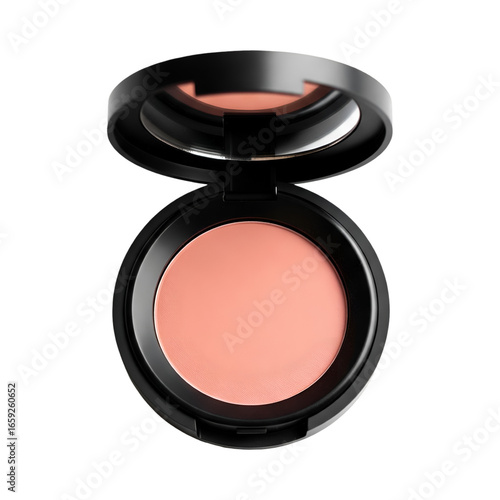 Top view, powder puff, transparent PNG