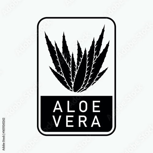 Aloe Vera Cream. Icon of Cosmetics Gel. A gelatinous substance used especially in cosmetics to soften or soothe the skin.  