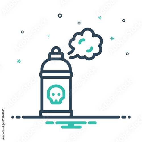 Mix icon for poison gas