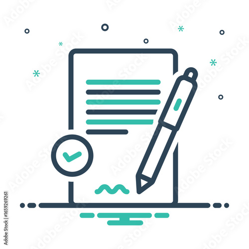 Mix icon for contract