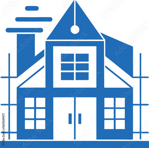 Guest house icon vector image can be used for type of houses