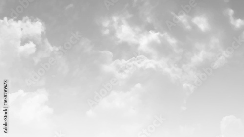 black sky with white cloud. Vector 
