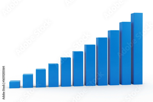 Steady Growth and Positive Trend on White Background Free Download Steady Growth and Positive Trend on White Background - GFXLoad