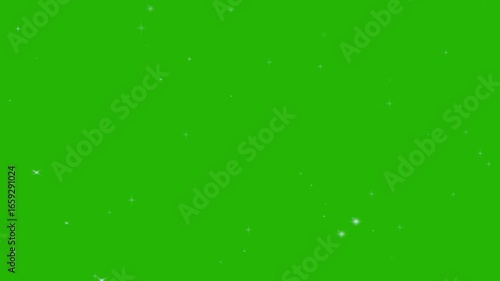 Star Particles Overlay Green Screen | Twinkling Sparkle VFX, Cosmic Particle Effect