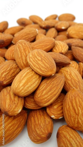 Pile of almonds