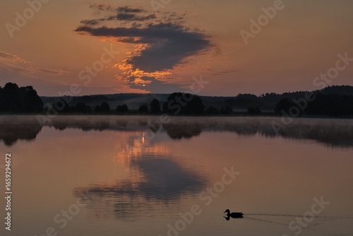 Wschód słońca w Borach Tucholskich