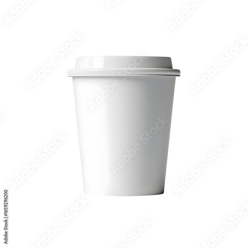 Wallpaper Mural White disposable coffee cup mockup Torontodigital.ca
