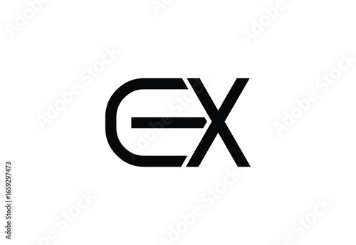 EX Minimalist and Clean Logo Design for Modern Brands.