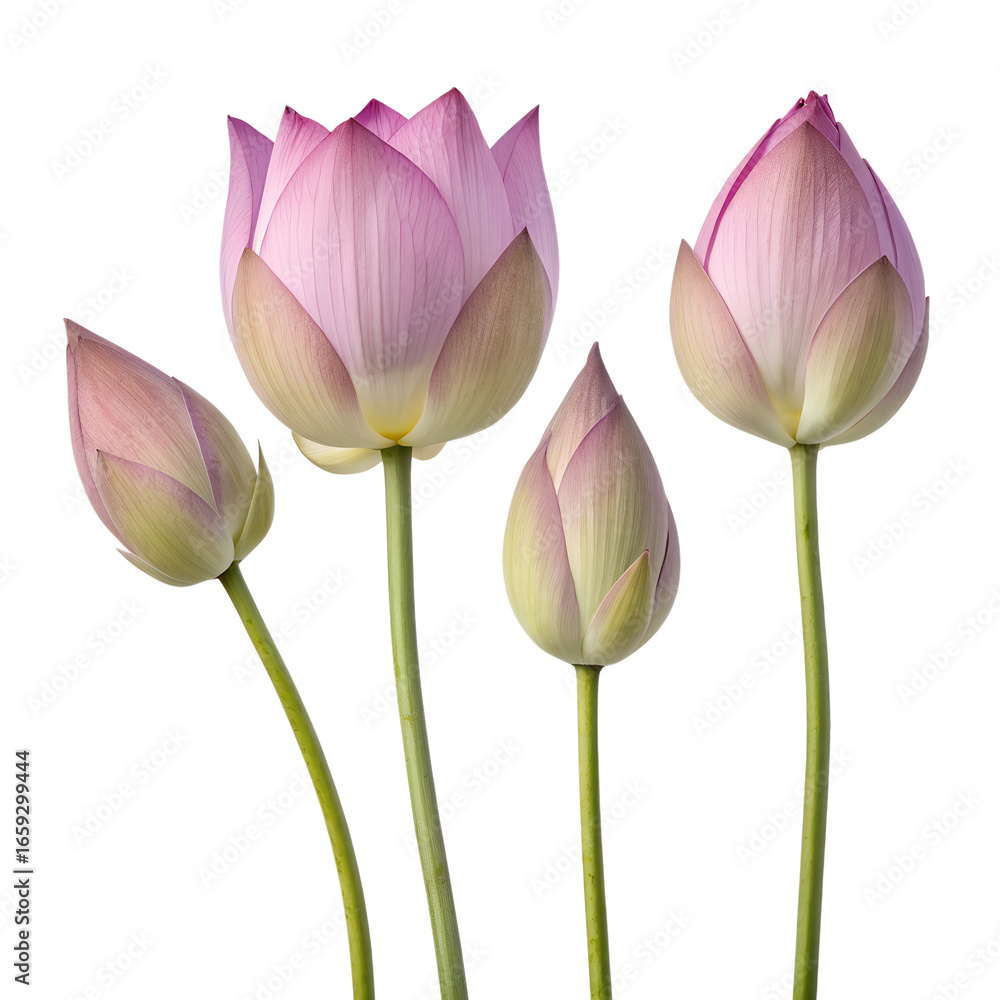 Fototapeta premium Purple Lotus Buds