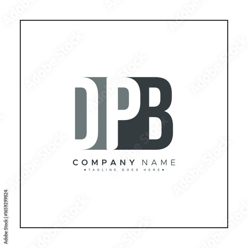 DPB Vector Logo Template - Creative Icon for Initial Letters D, P and B