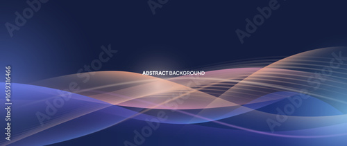 Abstract background with 3d abstract geometry objects. Vector template for digital lux business banner, contemporary formal invitation, luxury voucher