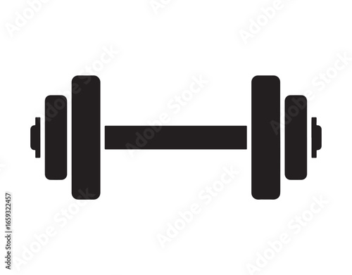 Vector representation of a gym icon. Logo design