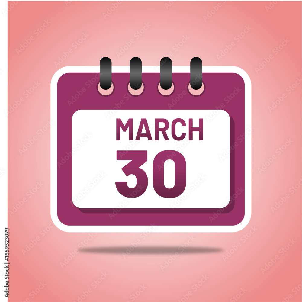 March 30 Classic Daily Planner Artwork March 30 Classic Daily Planner Artwork