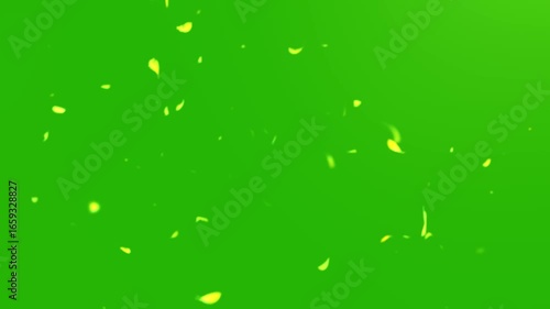 Falling Leaves Overlay Green Screen | Autumn Particles, Floating Leaves VFX Effect