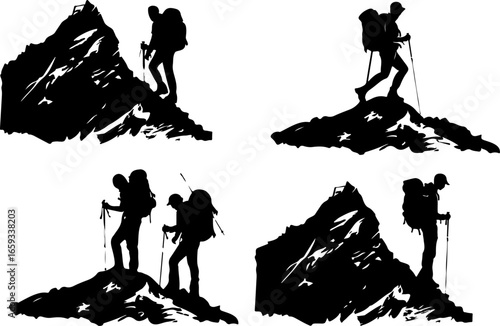 "Summit Seeker: Journey Through the Peaks"