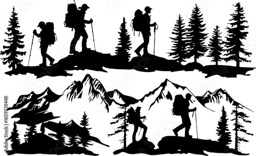 "Summit Seeker: Journey Through the Peaks"