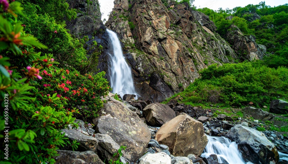Fototapeta premium waterfall in the forest
