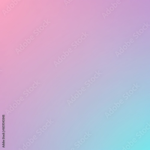 Abstract pastel gradient background with smooth blend of pink, purple, and cyan colors. Soft blur effect for modern design, wallpaper, or digital art projects.