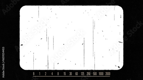 old film camera view noise, grain and scratch on transparent background, png retro vintage isolated design element	