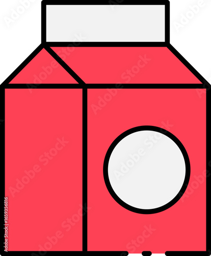 Cow Farm and Dairy Product Line Icons – Meat, Milk, and Agriculture Vector Set