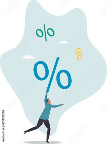 Percentage or interest rate, debt burden, fees to pay off, saving or compound interest earning,about a man and his life.