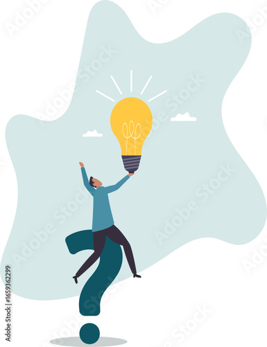 Question and answer, q and a or solution to solve problem, FAQ frequently asked question,about a man and his life.