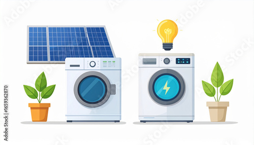  Eco Home Appliance Icons