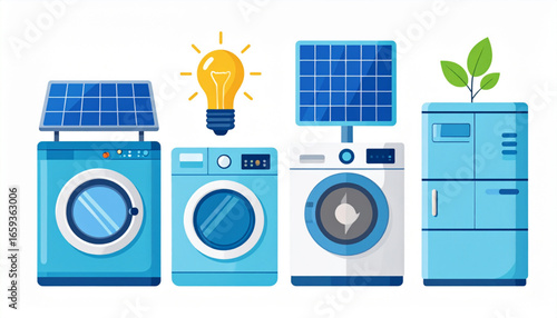  Eco Home Appliance Icons