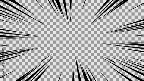 comic flash explosion tranparents backgound