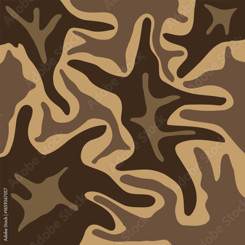 desert terrain brown military camouflage textile pattern suitable for war militia project