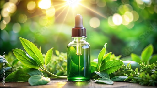 spa still life with essential oil