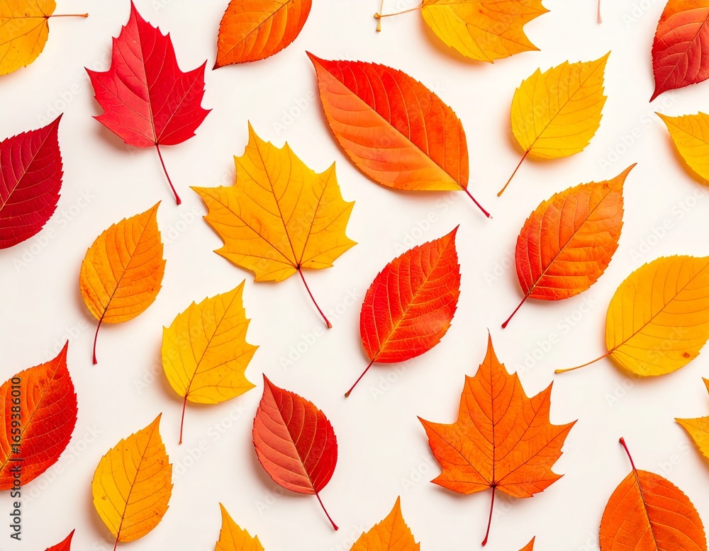 Obraz premium Fall foliage abstract backdrop