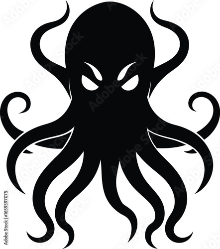 octopus silhouette design