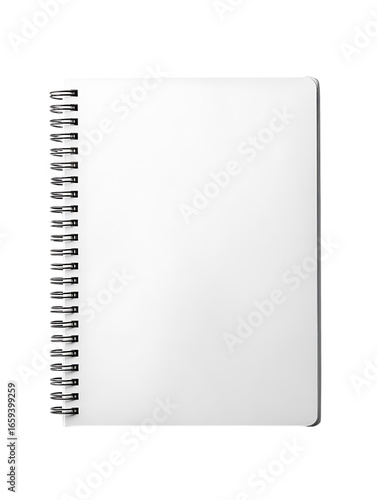 Blank Spiral Notebook PNG on Transparent Background


