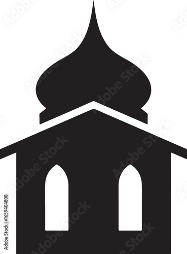 Church Icon – Religious Building Symbol with Dome