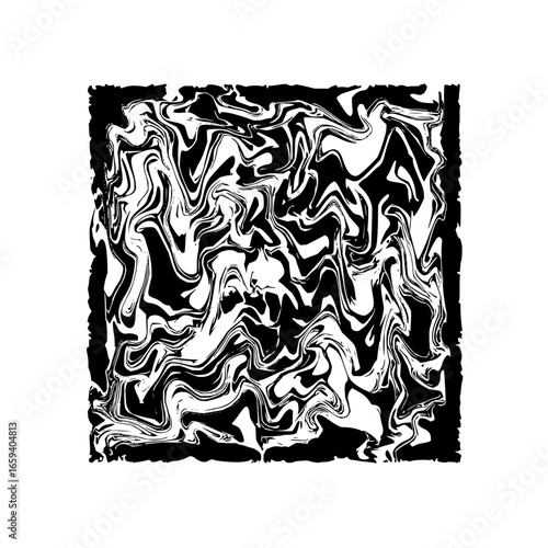 Abstract black and white marble texture design vector illustration for backgrounds and prints use case