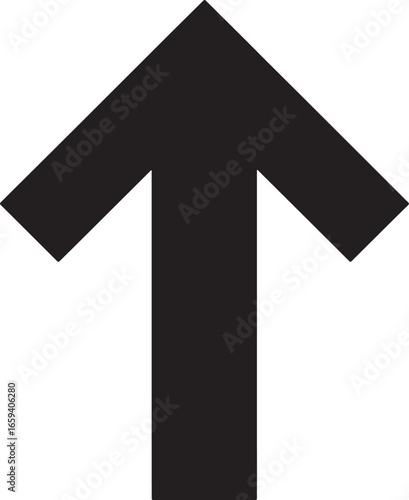 Up Arrow Icon – Directional Navigation Symbol