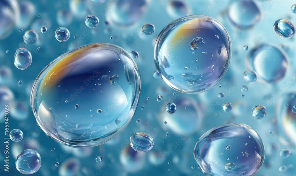 custom made wallpaper toronto digitalAbstract, vibrant water droplets