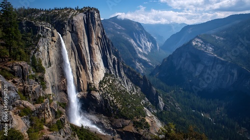 Yosemite National Park Discovering the Splendor of Yosemite Falls in Nature's Embrace 