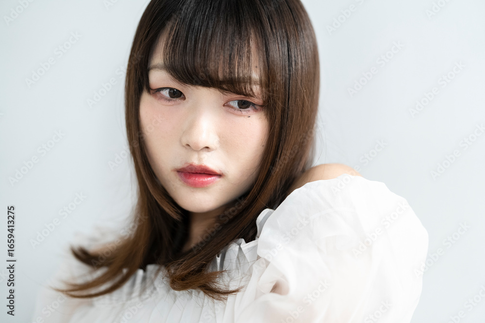 Naklejka premium 女性