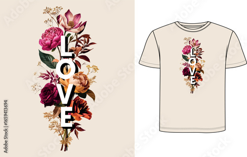 vector illustration of a floral background