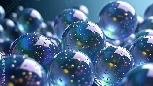 witnesser angstrom enamor authorship of orbicular particle with throb bed same dawning curtains, graciously inflate and contracting, their colors morph fluidly, with angstrom finely