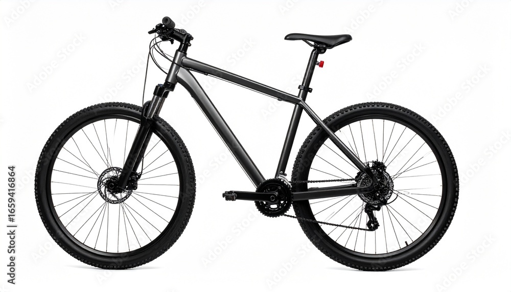 Fototapeta premium bicycle isolated on white background