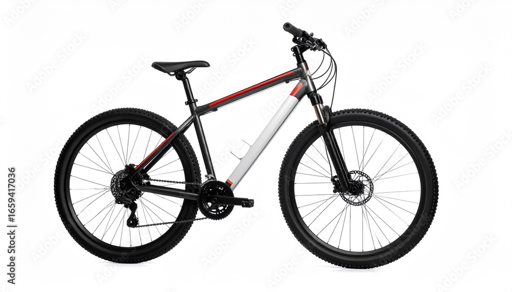 Fototapeta premium bicycle isolated on white