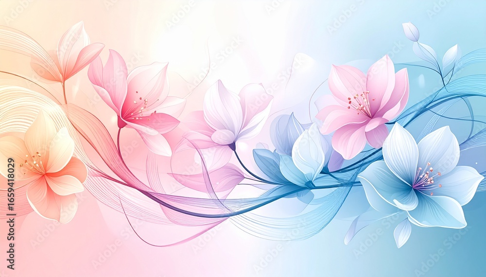 Obraz premium Floral Harmony