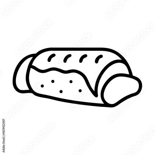 Bakery & Desserts strudel icon transparent background