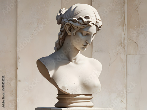 ancient art woman statue , Ancient female statue	