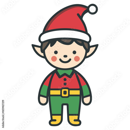 christmas elf, elf, christmas, festival, vector, transparent background, xmas, isolated, december, season, celebration, icon, leprechaun