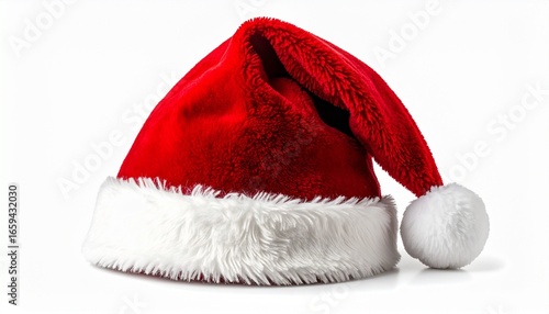 santa claus hat isolated on white